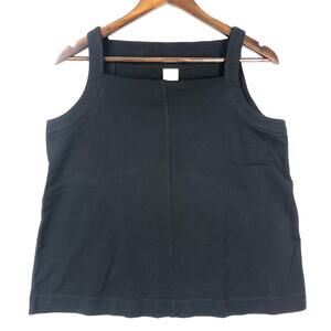 MaxMara Leisure Square Neck Black Tank Top Women's Large (?)